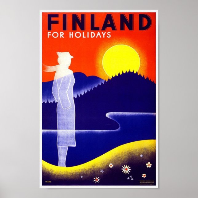 Historiskt poster resa i Findland (Framsidan)
