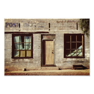 Historiskt postkontor i Kelso California Fototryck