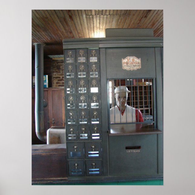 Historiskt postkontor poster (Framsidan)