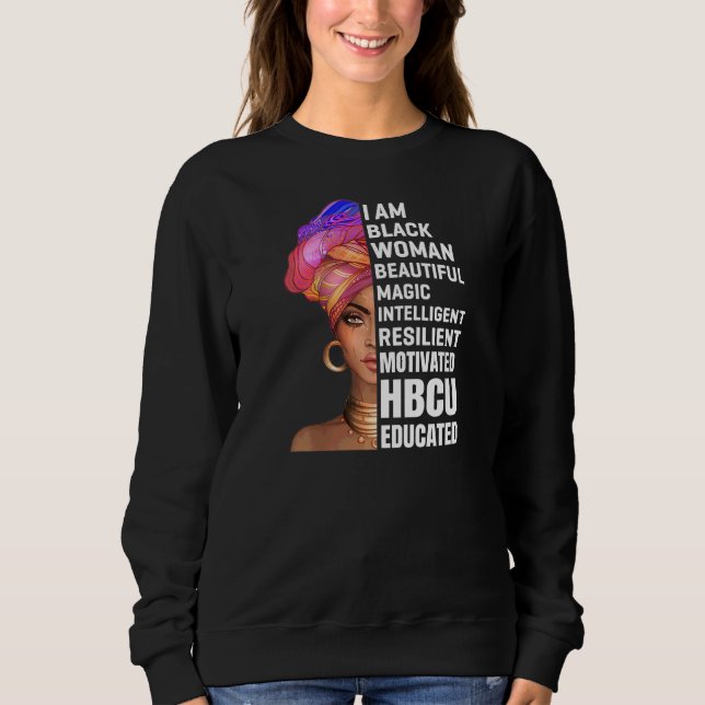 Historiskt sett Black College Universiteten Studen T Shirt (Framsida)