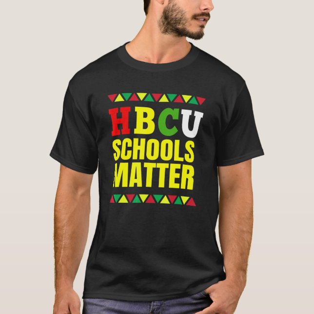 Historiskt sett Black College Universiteten Studen T Shirt (Framsida)