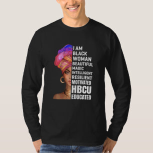 Historiskt sett Black College Universiteten Studen T Shirt