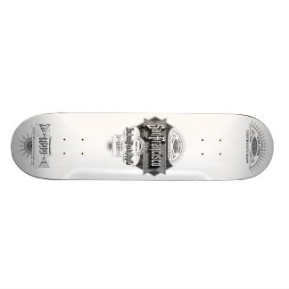Historiskt SF-däck Skateboard Bräda 21,5 Cm
