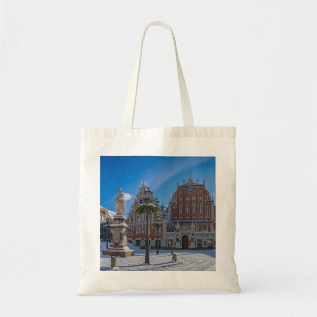 Historiskt stadskärna i Riga, Lettland Tygkasse (Framsidan)