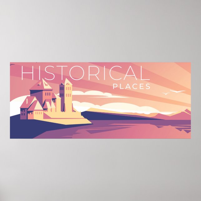 Historiskt ställe poster (Framsidan)