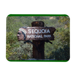 Historiskt tecken, Sequoia nationalpark Magnet
