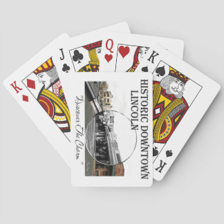 Historiskt uppspelningskort för Lincoln Casinokort