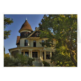 Historiskt Victorian House Hälsningskort
