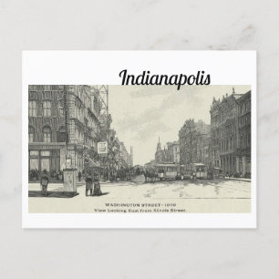 Historiskt vykort för indianpolis-sketch
