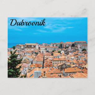 Historiskt vykort från Dubrovnik