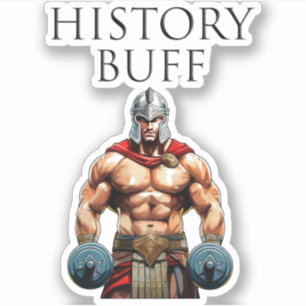 History Buff Roman Centurion Klistermärken