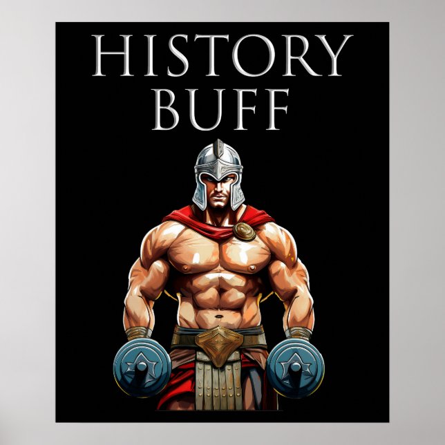 History Buff Roman Centurion Poster (Framsidan)