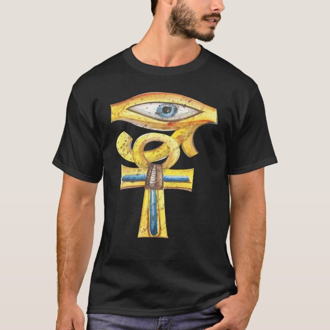 History of Ancient Egypt  Egyptology Eye T Shirt (Framsida)