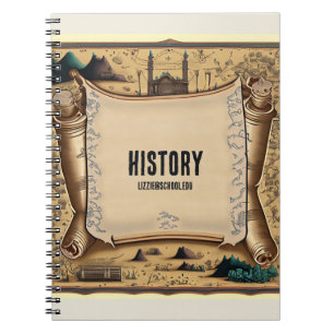 History School Subjekt Anteckningsbok