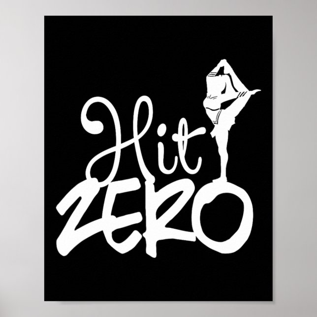 Hit Zero Tävling Cheer Team Scorpion Stunt Valfri Poster (Framsidan)