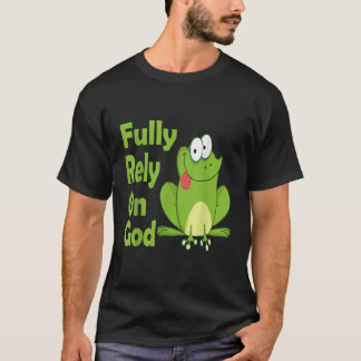 Hita helt på gud FROG Christian Product T Shirt