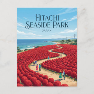 Hitachi Seaside Park Japan Vykort