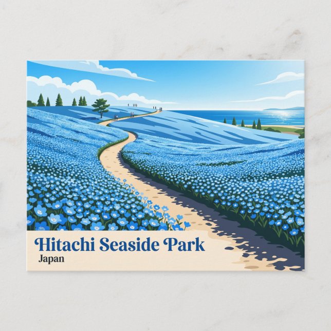 Hitachi Seaside Park Japan Vykort (Framsida)