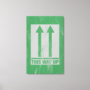 Hitåt upp underteckna canvastryck