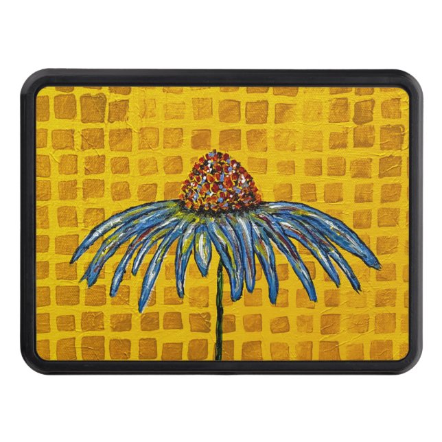 Hitch Cover Cone Flower Trailer Dragkroksskydd (Framsidan)