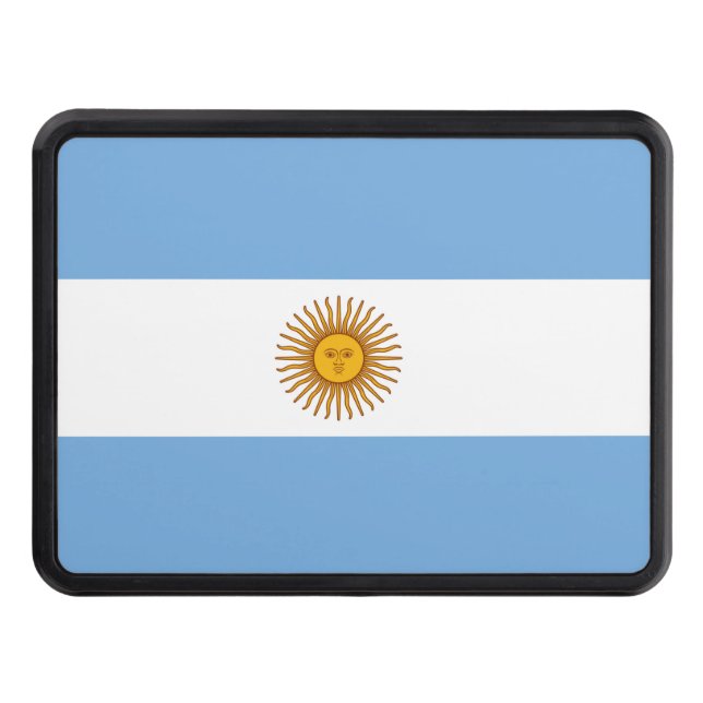 Hitch Cover för Argentinas flagga Dragkroksskydd (Framsidan)