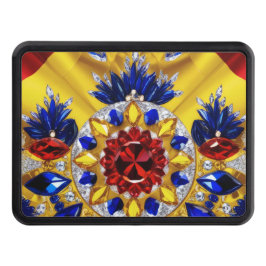 Hitch cover med Rumänien Färg Dragkroksskydd