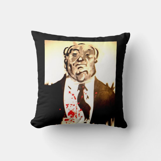 Hitchcock dekorativ kudde (Framsida)