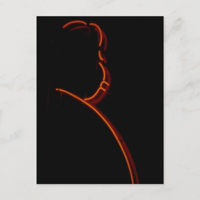 Hitchcock in Neon, Chicago Neon-signaturkort Vykort (Framsida)