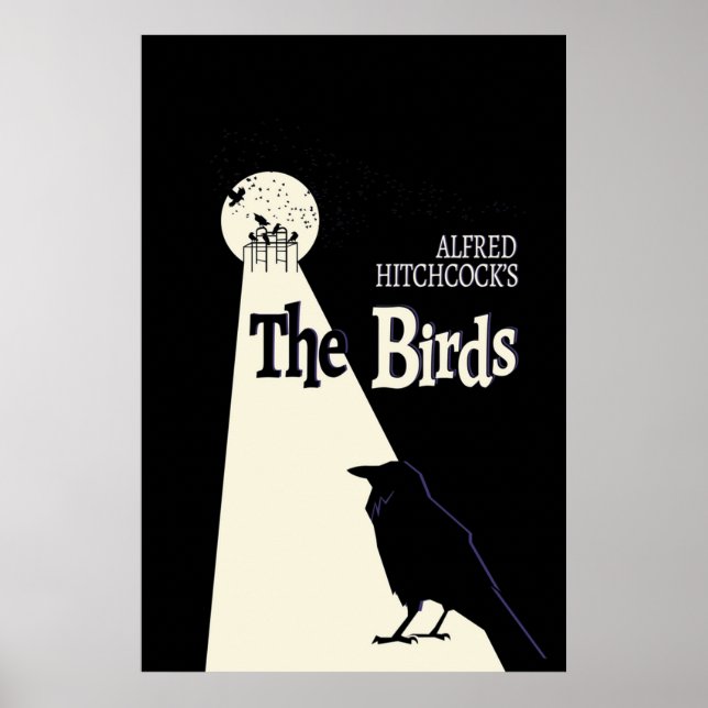 Hitchcocks the Birds Poster (Framsidan)