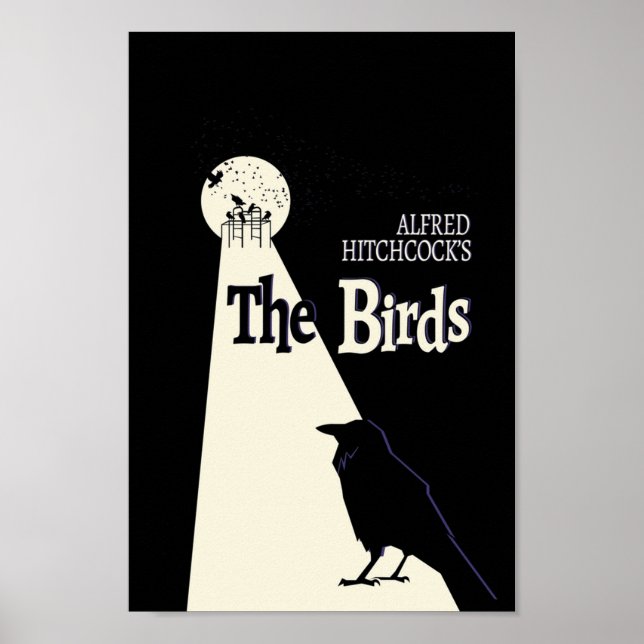 Hitchcocks the Birds Poster (Framsidan)