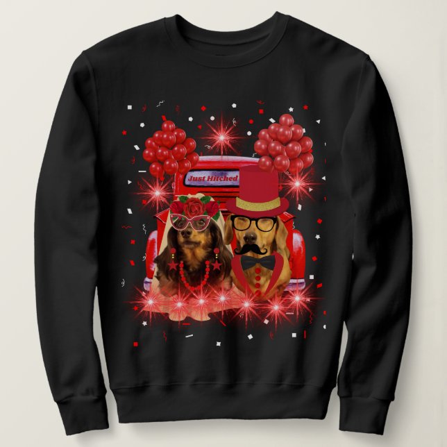Hitched Dam Sweatshirt T Shirt (Design framsida)