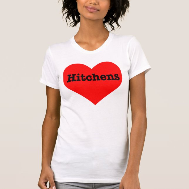 "HITCHENS-HJÄRTA ", T-SHIRT (Framsida)