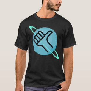 Hitchhiker&x27;s Guide to the Galaxy Thumbs up T Shirt