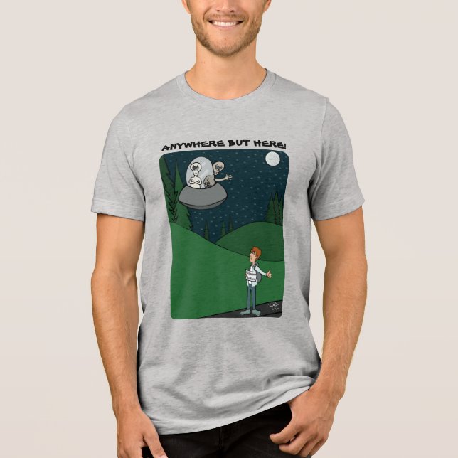 Hitchhiking Manar T Shirt (Framsida)