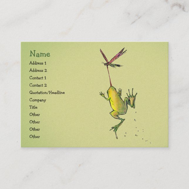 Hitchin en ritt profilerar kortmallen visitkort (Framsida)