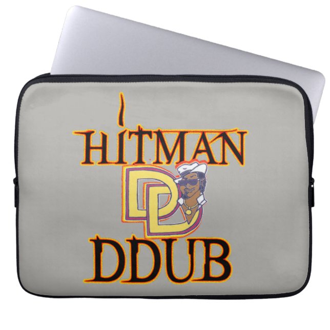 HITMAN*DDub laptop sleeve (Framsidan)