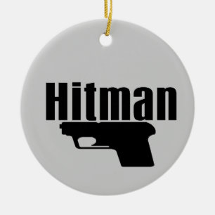 hitman julgransprydnad keramik