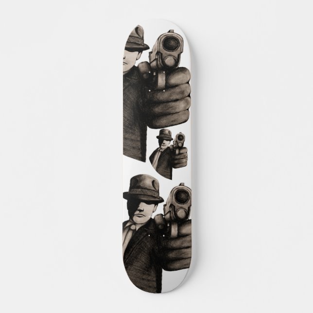 Hitman Triptych Skateboard Bräda 20,5 Cm (Framsida)