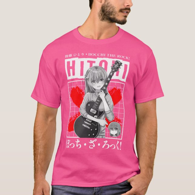 Hitori Gotou - Bocchi Sten T Shirt (Framsida)