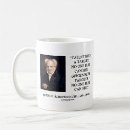 Hits för Schopenhauer talangsnille uppsätta som Kaffemugg