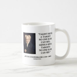 Hits för Schopenhauer talangsnille uppsätta som Kaffemugg