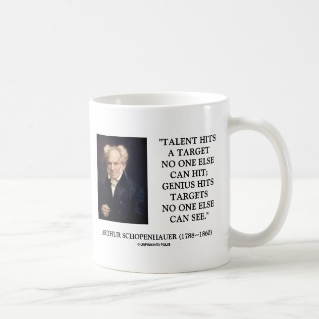 Hits för Schopenhauer talangsnille uppsätta som Kaffemugg (Höger)