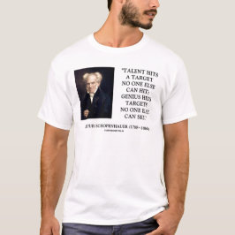 Hits för Schopenhauer talangsnille uppsätta som Tee Shirt