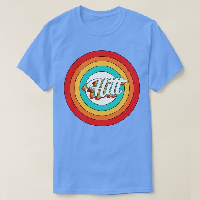 Hitt Namn Shirt Vintage Hitt Circle T (Design framsida)