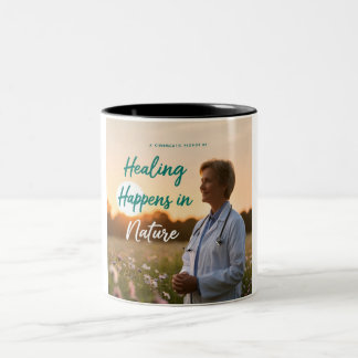 Hitta balans: Medicinsk natur Mugg