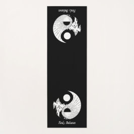 Hitta balans Zen Yin Yang Black White