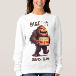 Hitta Bigfoot Sasquatch Selfie Svart T Shirt
