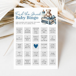 Hitta Bingo-spelkortet för gästbabyskor Inbjudningar