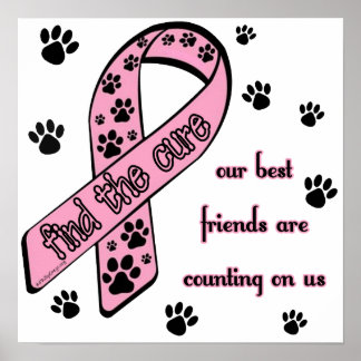 Hitta Cure ~ Pawprint Poster