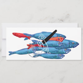 Hitta den röda sillbrottsligheten party inbjudningar